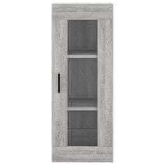 Greatstore Skříň highboard šedá sonoma 34,5 x 34 x 180 cm kompozitní dřevo