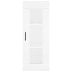 Greatstore Skříň highboard bílá 34,5 x 34 x 180 cm kompozitní dřevo