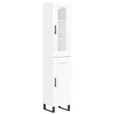 Vidaxl Skříň highboard bílá 34,5 x 34 x 180 cm kompozitní dřevo