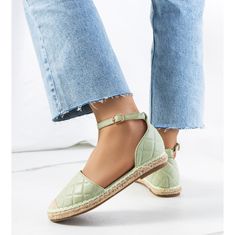 Zelené espadrilky Faiza velikost 40