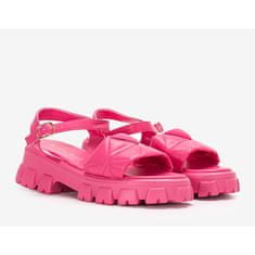 Růžové sandály na platformě Ferlandi velikost 38