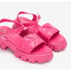 Růžové sandály na platformě Ferlandi velikost 38