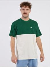 Vans Bílo-zelené pánské tričko VANS Colorblock S