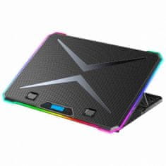 Evolveo Ania 9 RGB, nastavitelný podstavec pro notebook