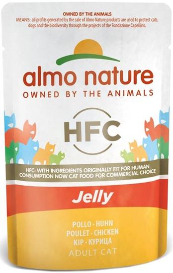 ALMO Nature cat kaps. Jelly-kuře 55g