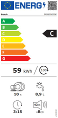 Bosch myčka nádobí SPS6ZMI29E + doživotní záruka AquaStop