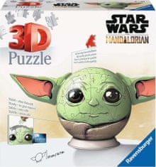 Ravensburger Puzzleball Star Wars: The Mandalorian Grogu s ušima 77 dílků