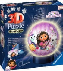 Ravensburger Svítící puzzleball Gábinin kouzelný domek 74 dílků