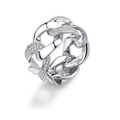 Rosato Výrazný stříbrný prsten se zirkony Eva RZEV38 (Obvod 54 mm)