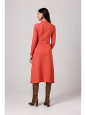 BeWear Dámské maxi šaty Colgrellam cihlově červená XL