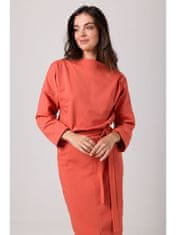BeWear Dámské volnočasové šaty Cadwahan cihlově červená S