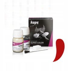 Kaps Krém na boty Super Color 25 ml+ Preparer 25 ml Bright Red