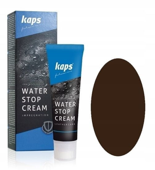 Kaps Krém na boty Water Stop Cream Medium Brown 75 ml