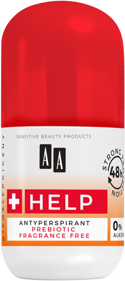 AA Help Dezodorant Antiperspirant Roll-On Prebiotic 50 ml