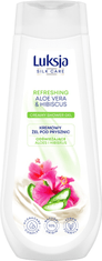 OEM Luxja Silk Care Osvěžující krémový sprchový gel Aloe Vera &amp; Ibišek 500 ml