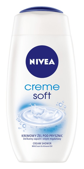 Nivea Nivea Krémový sprchový gel s mandlovým olejem Creme Soft 250 ml