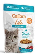 Cat Life kapsa Sterilised Duck in gravy 85g