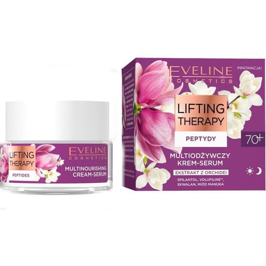 Eveline Eveline Lifting Therapy Peptides 70+ Multi Nourishing Day &amp; Night Cream-Serum 50 ml