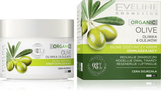 Eveline Eveline Organic Olive Vigorously Omlazující denní a noční krém pro zralou pleť 50 ml