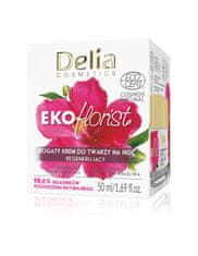 DELIA Delia Ecoflorist Bohatý noční krém s ibiškem 50 ml jar