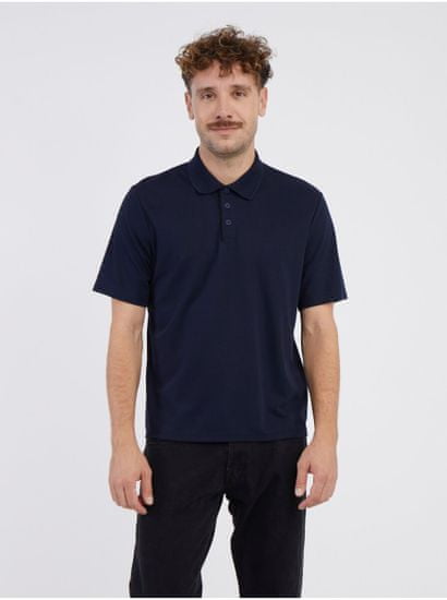 Jack&Jones Tmavě modré pánské polo tričko Jack & Jones Blamatt