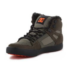 DC Boty hnědé 42.5 EU Pure Hightop WC Wnt