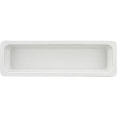 Schonwald Gastronádoba 2/4 , 530 x 162 mm, v = 20 mm, bílá, porcelán, 