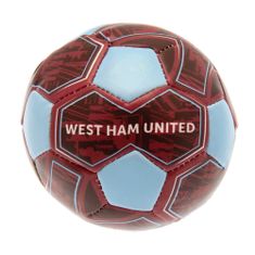 FotbalFans Pěnový míč West Ham United FC, modro-vínový, průměr 10 cm