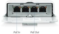 Ubiquiti N-SW, NanoSwitch, Outdoor 4-Port PoE Passthrough Switch