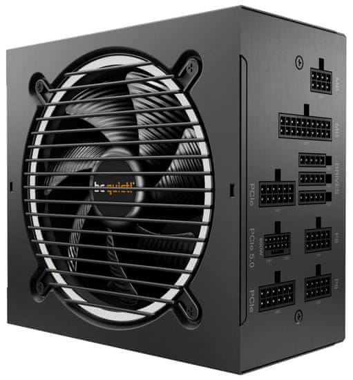 Be quiet! / zdroj PURE POWER 12 M 850W / ATX3.0 / active PFC / 120mm fan / 80PLUS Gold / modulární