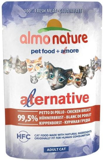 Almo Nature Alternative cat kaps. kuře 55g