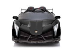 Lean-toys Auto Na Akumulátor Lamborghini Veneno Černé