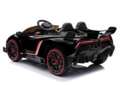 Lean-toys Auto Na Akumulátor Lamborghini Veneno Černé