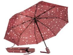 Verk 25011 Skládací deštník s kapkami 95 cm šedá