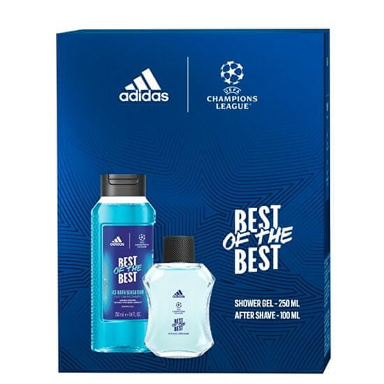 Adidas UEFA Best Of The Best - voda po holení 100 ml + sprchový gel 250 ml