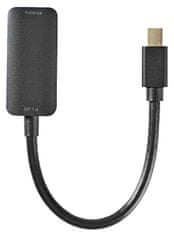 Nedis redukční kabel/ Mini DisplayPort zástrčka - HDMI zásuvka/ černý/ blistr/ 20 cm