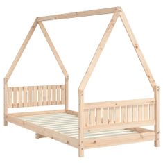 Vidaxl Dětská postel 90 x 200 cm masivní borové dřevo