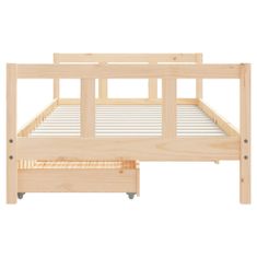 Vidaxl Dětská postel se zásuvkami 90 x 190 cm masivní borové dřevo