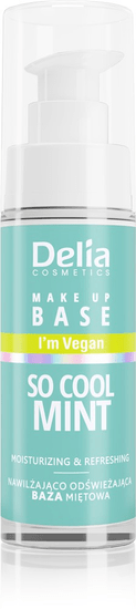 DELIA Delia Cosmetics Veganská hydratační a osvěžující báze pod make-up So Cool Mint