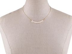 Kraftika 1ks latá náhrdelník z nerezové oceli s říčními perlami
