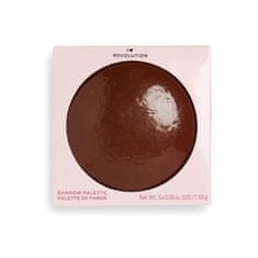 OEM I Heart Revolution Donuts Palette Cienie Do Powiek (5) Chocolate Custard 1Szt
