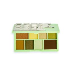 OEM I Heart Revolution Chocolate Mini Eyeshadow Palette (8) Pistachio Cream 2.7G