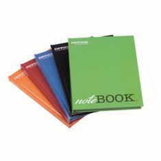 OFFICE products Záznamová kniha Kancelářské produkty A4 96 listů linkovaných mix barev