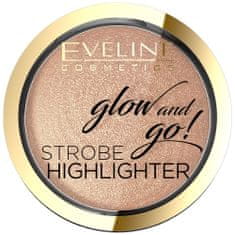 OEM Eveline Glow &amp; Go Zapečený rozjasňovač č. 02 Gentle Gold 8,5G