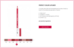 p2 Cosmetics / Perfect Color Lipliner / Konturní tužka na rty se štětečkem 151 top model