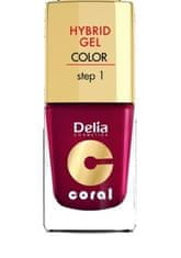 DELIA Coral Hybrid Gel Nail Enamel No. 12 Maroon 11Ml