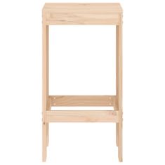 Petromila Barové stoličky 2 ks 40 x 36 x 75 cm masivní borové dřevo