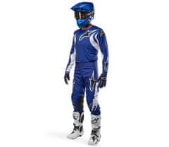 Alpinestars motokrosový dres Fluid Lucent blue ray/white vel. S