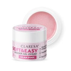 OEM Claresa Soft&amp;Easy gel na nehty - Glam Pink 12G