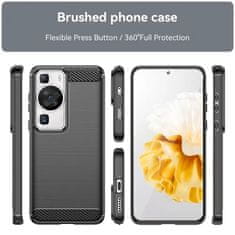 Techsuit Kryt Huawei P60 / P60 Pro Plus Armored Carbon černý